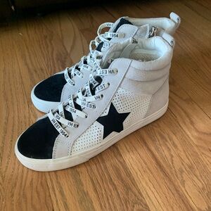 Womens Vintage Havana High Top Sneaker